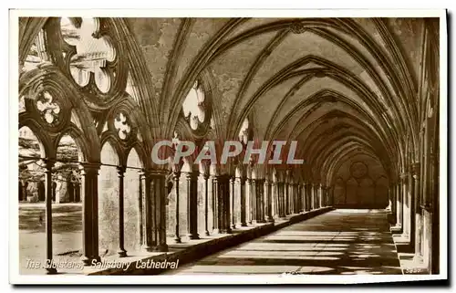 Ansichtskarte AK The Cloisters Salisbury Cathedral