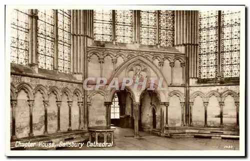 Ansichtskarte AK Chapter House Salisbury Cathedral