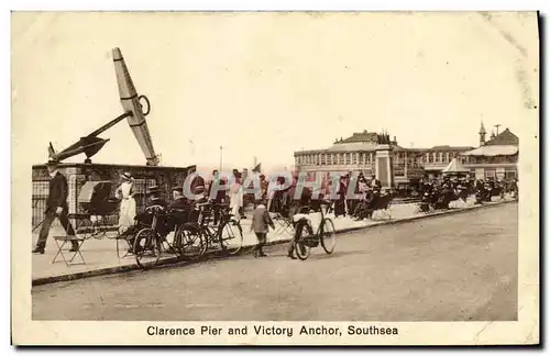 Cartes postales Clarence Pier and Victory Anchor Southsea