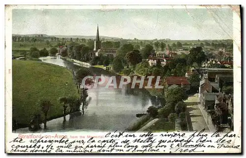 Cartes postales Statford on Avon from the Memorial