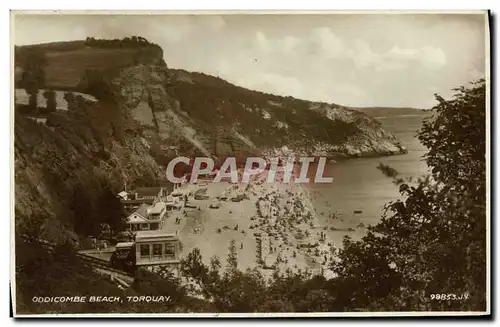 Cartes postales Oddicombe Beach Torquay