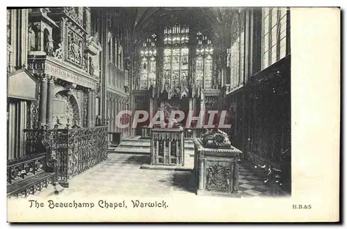 Ansichtskarte AK The Beauchamp Chapel Warwick