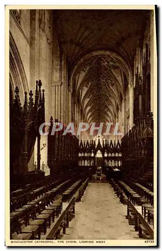 Cartes postales Winchester Cathedral The choir Looking West