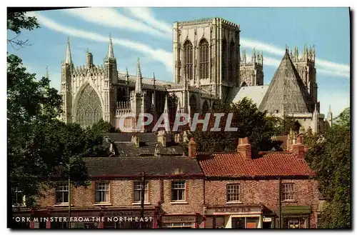 Cartes postales moderne York Minster From the North East