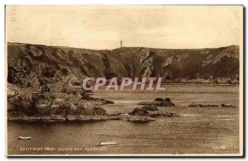 Ansichtskarte AK Petit Port From Saints Bay Guernsey