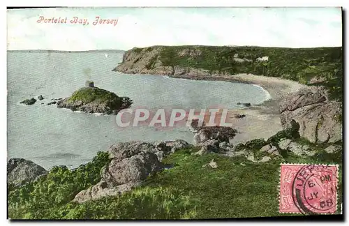 Ansichtskarte AK Jersey Portelet Bay