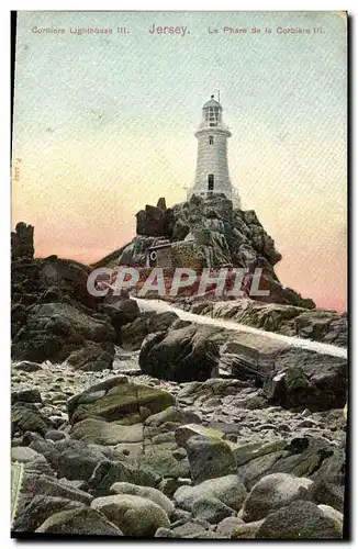 Cartes postales Jersey La Phare de la Corbiere