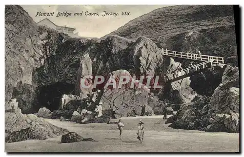 Cartes postales Jersey Plemont Bridge And Caves