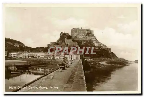 Ansichtskarte AK Jersey Mont Orgueil Castle Gorey