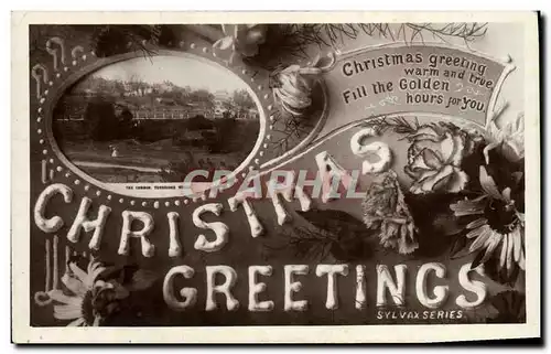 Ansichtskarte AK Christmas Greeting The Common Turbnbridge Wells