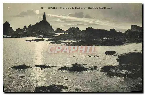 Cartes postales Jersey Phare de la Corbiere