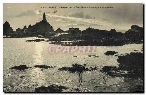 Cartes postales Jersey Phare de la Corbiere