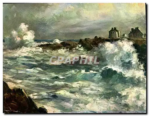 Cartes postales moderne Bretagne Maree d equinoxe Saint Guenlo