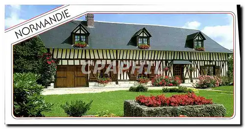 Cartes postales moderne Maison normande Normandie