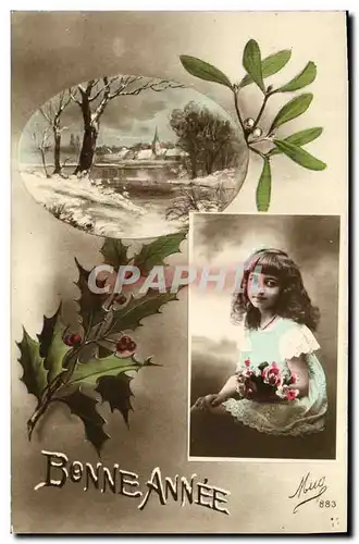 Cartes postales Bonne Annee Enfant