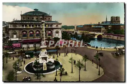 Cartes postales Paris La Place De Chatelet