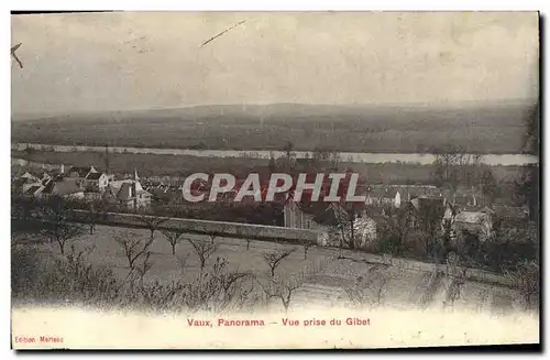 Cartes postales Vaux Panoorama Vue Prise du Gibet