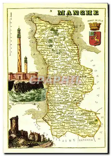 Cartes postales moderne Manche