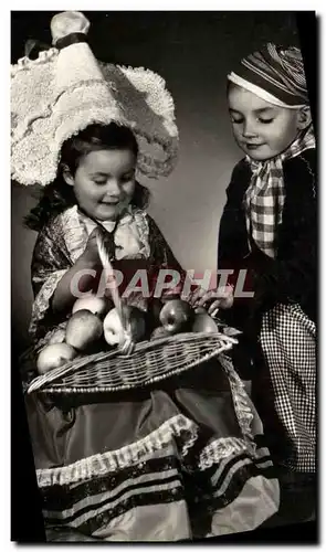 Cartes postales moderne Les petits Normands Enfants Normandie Folklore