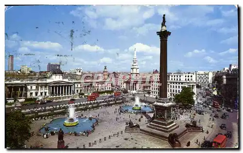 Moderne Karte London Trafalgar Square Nelson s Column