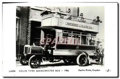Cartes postales moderne London Solid Tyre Manchester 1906 Croydon Northenden Palatine Road