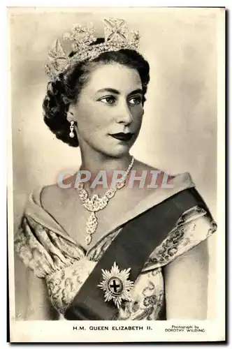 Cartes postales Queen Elizabeth II
