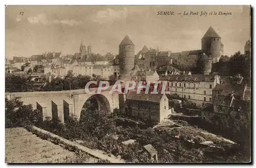 Cartes postales Semur Le Joly et le Donjon