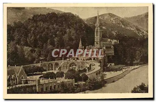 Cartes postales Lourdets Vue d Ensemble de la Basilique