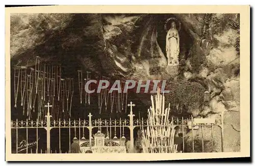 Cartes postales Lourdes La Grotte Miraculeuse