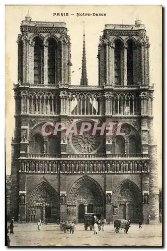 Cartes postales Paris Eglise Notre Dame