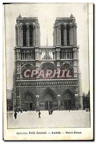 Cartes postales Paris Eglise Notre Dame Collection Petit Journal