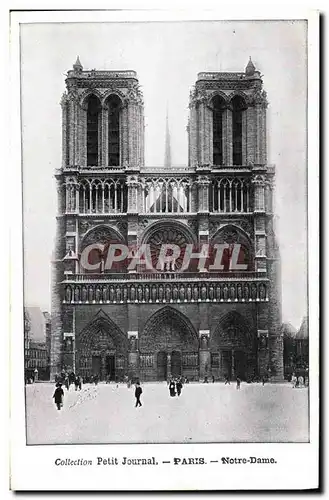 Cartes postales Paris Eglise Notre Dame Collection Petit Journal