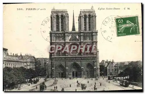 Ansichtskarte AK Paris Eglise Notre Dame La Prefecture