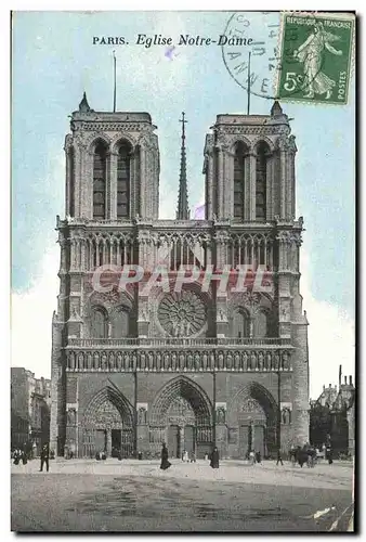 Cartes postales Paris Eglise Notre Dame