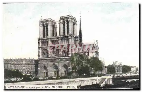 Cartes postales Paris Eglise Notre Dame Bon Marche