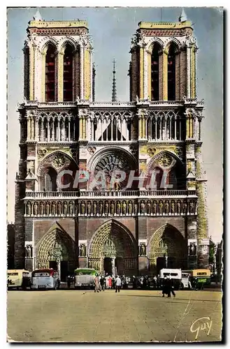 Moderne Karte Paris Eglise Notre Dame La Feoche