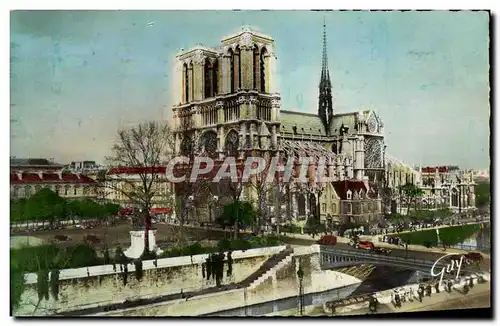 Cartes postales Paris Cathedrale Notre Dame