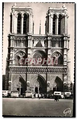 Ansichtskarte AK Paris Et Ses Merveilles Facade de la Cathedrale