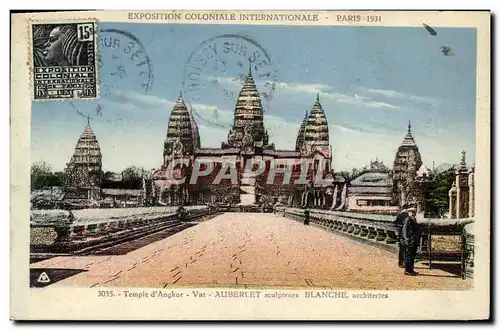 Cartes postales Exposition Coloniale Internationale Paris 1931 Temple d Angkor
