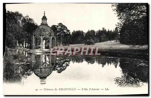 Cartes postales Chantilly L ile D Amour Chateau