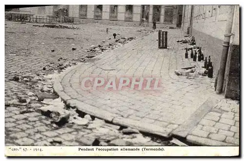 Cartes postales Pendant l occupation allemande Termonde