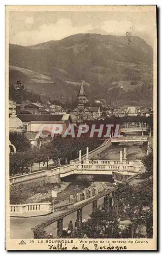 Cartes postales La Bourboule Vue Prise de la Terrasse du Casino