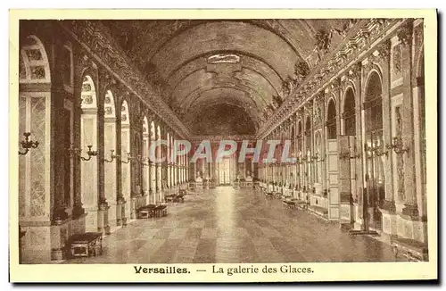 Ansichtskarte AK Versailles La Galerie des Glaces