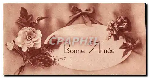 Cartes postales Bonne Annee Fleurs