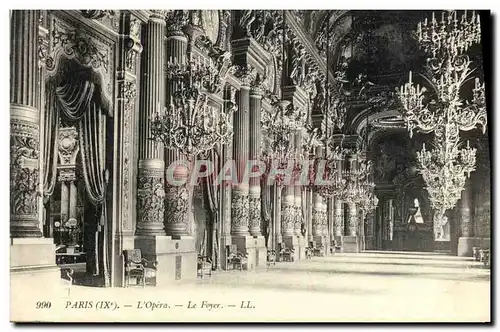 Ansichtskarte AK Paris L Opera Le Foyer