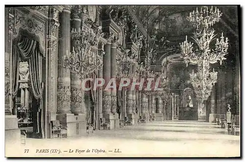 Cartes postales Paris Le Foyer de L Opera