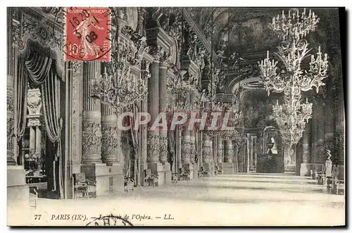 Cartes postales Paris Le Foyer de L Opera