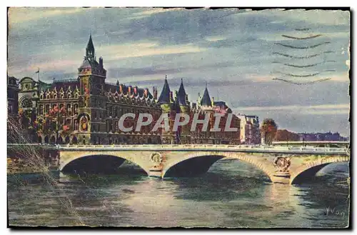 Cartes postales Paris Le Palais de Justice et le pont au change