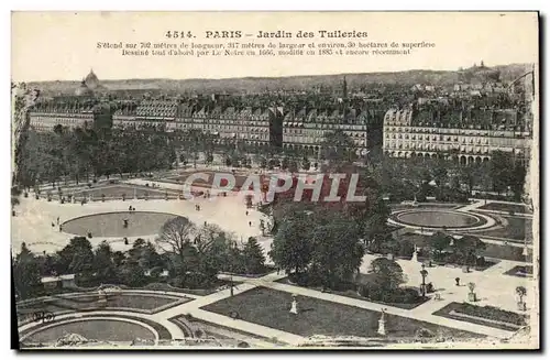 Cartes postales Paris Jardin des Tuileries