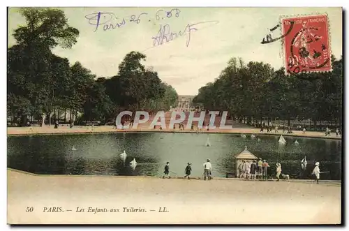 Cartes postales Paris Les Enfants aux Tuileries